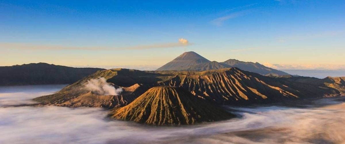 Coastal cliffs and sea