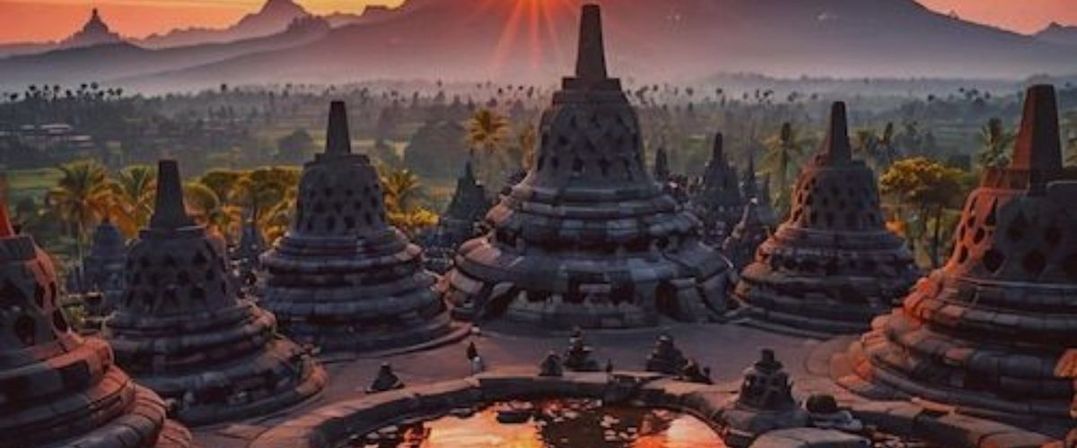 City skyline at night